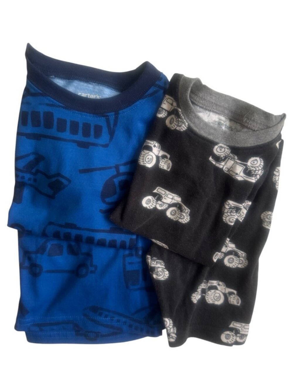 Boy's Size 4T Carters 2 PAIR Short PJs